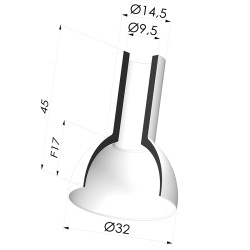 Flachsauggreifer  Serie 7 Ø 32MM