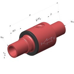 Venturi Transport Pneumatique Série TP - Øint 9.6MM