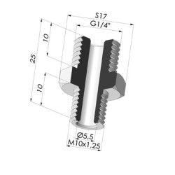 Insert Démontable Mâle 1/4G