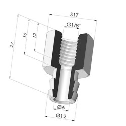 Insert Démontable Femelle G1/8"