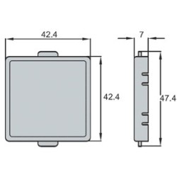 Capot + Protection pour Vacuostat - Pressostat - Afficheur