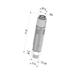 Einstufenejektor Serie  VMK - 91% Vakuum