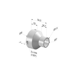 Réduction pour amplificateur d'air AA 008