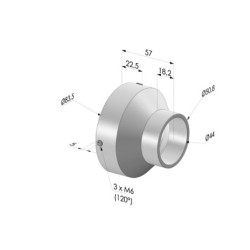 Réduction pour amplificateur d'air AA 015