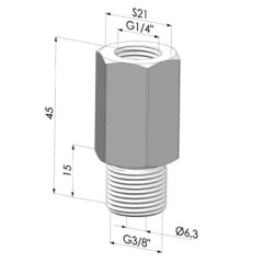 Palpeur à Bille Série PB - Øvide mâle G3/8"