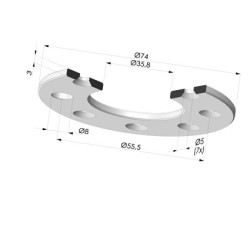 Disque pour Insert 9TG12A - Alu