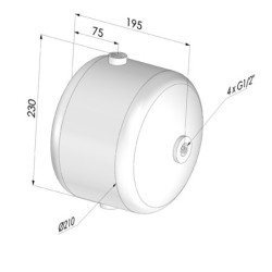 Réserve de vide série RDV - 5 litres