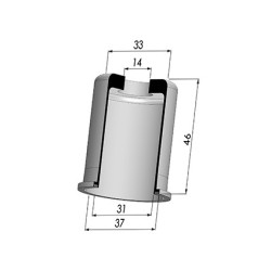 Membrane - Øext 37MM - Øint 31MM - H 46MM