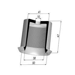 Membrane - Øext 50MM - Øint 38MM - H 47MM