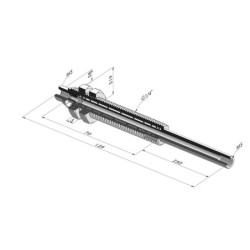 Spring Plunger Series ER M5 - Z 50 mm - Anti-rotation