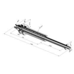 Spring Plunger Series ER M5 - Z 50 mm - Anti rotation with cannula