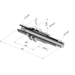 Spring plunger Series ER M18 - Z 20MM - Anti-rotation