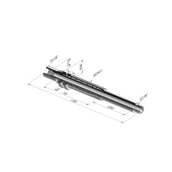 Spring plunger Series ER M18 - Z 50MM - Anti-rotation