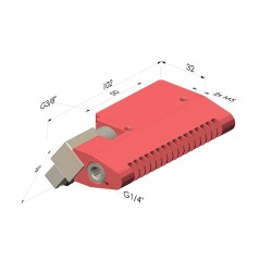 Buse de Soufflage à Jet Plat Série BJP EV - 3/8G