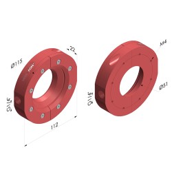 Runder Luftvorhang Serie RAC -2- In.-Ø 51 mm