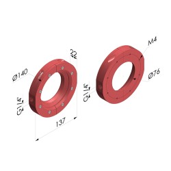 Runder Luftvorhang Serie RAC -2- In.-Ø 76 mm