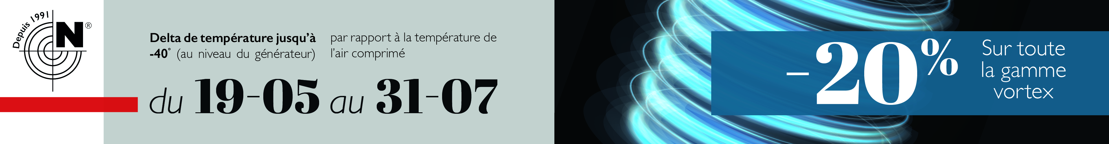 -20% sur les produits de la gamme Vortex