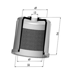 Membrane - Øext 56MM - Øint 49MM - H 56MM