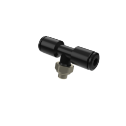 Raccord en T - Piquage central mâle orientable - BSP Cylindrique